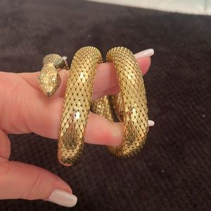 Whiting & David Co vintage 1970’s snake bracelet.